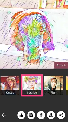 ArtistA Cartoon and Sketch Cam android App screenshot 6